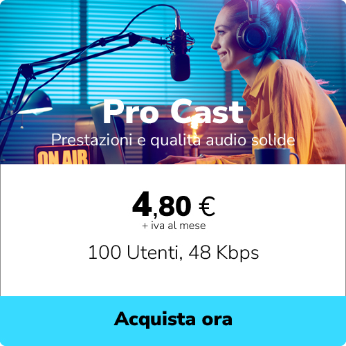 Prezzo webradio ProCast